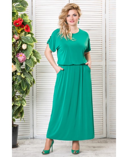 Платье "Прованс"  цвет  зеленый