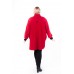 Демисезонное пальто "Одри" цвет красный